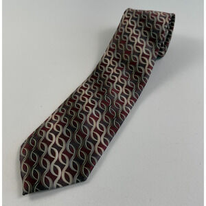 Croft & Barrow Men 100% Polyester Traditional Neck Tie Multicolor NWOT